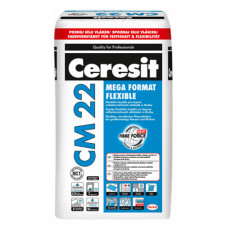 Клеюча суміш для плитки Церезіт (Ceresit) СМ22 Mega Format Flexible, 25кг