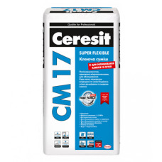 Клеюча суміш для плитки еластична Церезіт (Ceresit) СМ17 Super Flexible, 25кг