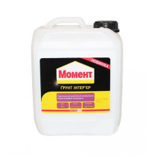 Грунтівка МОМЕНТ (MOMENT) MOМ 10 "ІНТЕР`ЄР", 5 Л