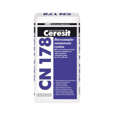 Легковирівнююча суміш Церезіт (Ceresit) CN178, 15-80мм, 25кг