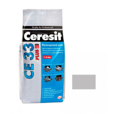 Шов кольоровий Церезіт (Ceresit) СЕ33 Plus, №110, світло-сірий, 2кг