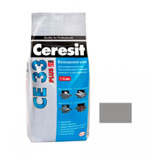 Шов кольоровий Церезіт (Ceresit) СЕ33 Plus, №114, сірий, 2кг