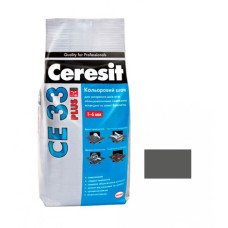 Шов кольоровий Церезіт (Ceresit) СЕ33 Plus, №115, сірий цемент, 2кг
