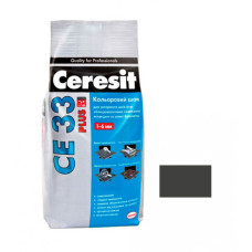 Шов кольоровий Церезіт (Ceresit) СЕ33 Plus, №116, антрацит, 2кг