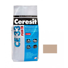 Шов кольоровий Церезіт (Ceresit) СЕ33 Plus, №125, карамель, 2кг