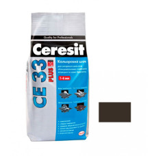 Шов кольоровий Церезіт (Ceresit) СЕ33 Plus, №131, темно-коричневий, 2кг