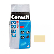 Шов кольоровий Церезіт (Ceresit) СЕ33 Plus, №140, ванільний, 2кг