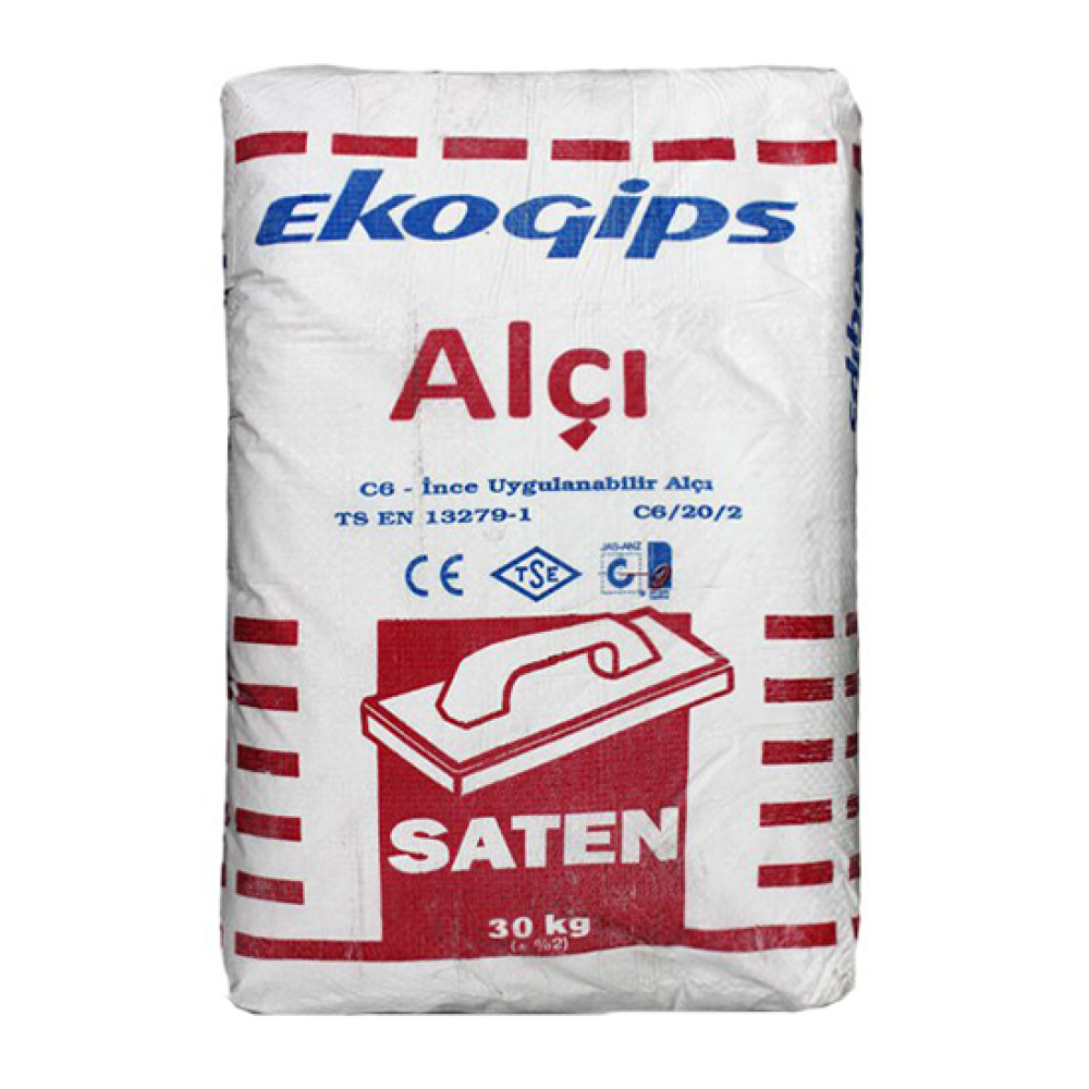 Шпаклівка гіпсова Екогіпс (Ekogips) Saten, 25кг