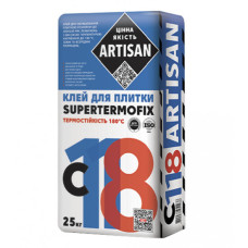 Клейова суміш термостійка Артісан (Artisan) С118 Supertermofix, 25кг