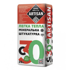 Штукатурка мінеральна Артісан (Artisan) С30, сірий, 20кг