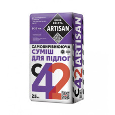 Самовирівнювальна суміш Артісан (Artisan) С42, 5-20мм, 25кг