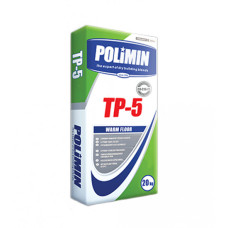 Самовирівнююча суміш гіпсова Полімін (Polimin) ТП5 Warm Floor, 3-40мм, 20кг
