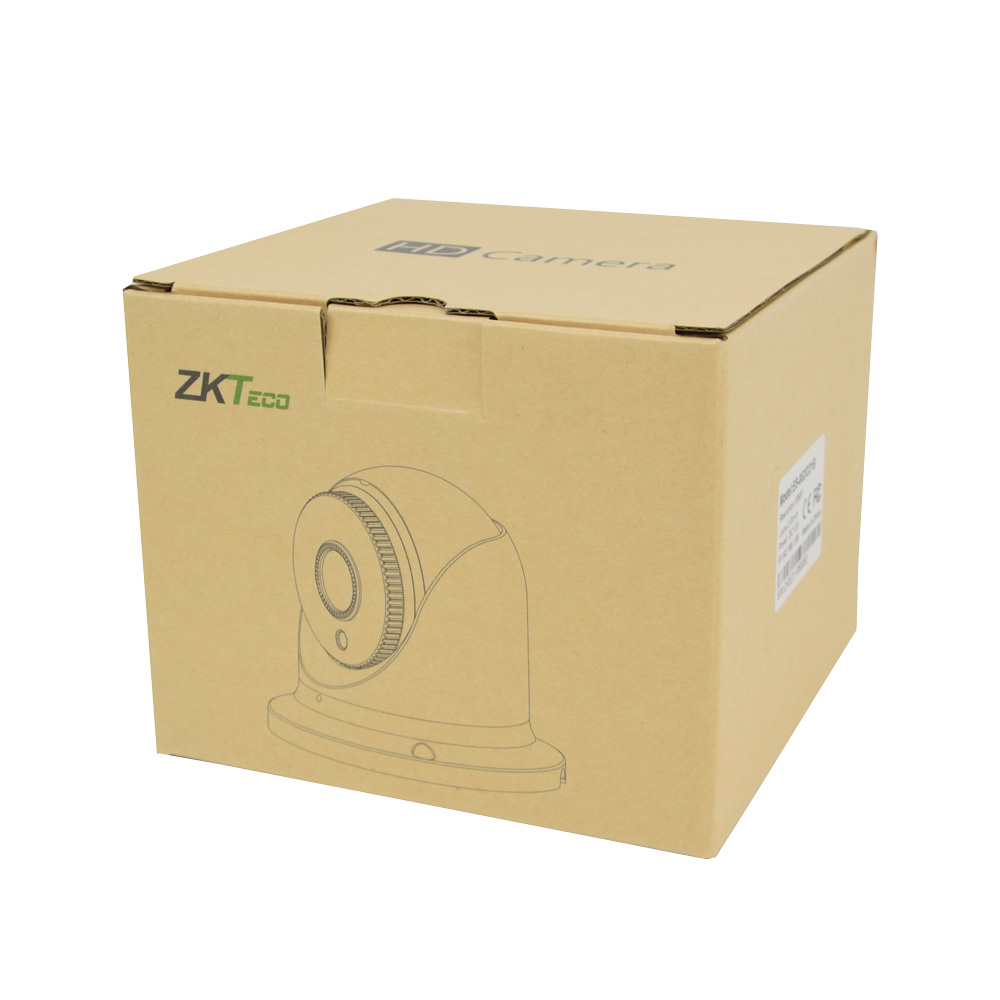 IP-відеокамера 2 Мп ZKTeco ES-852O21B з детекцією облич для системи відеонагляду