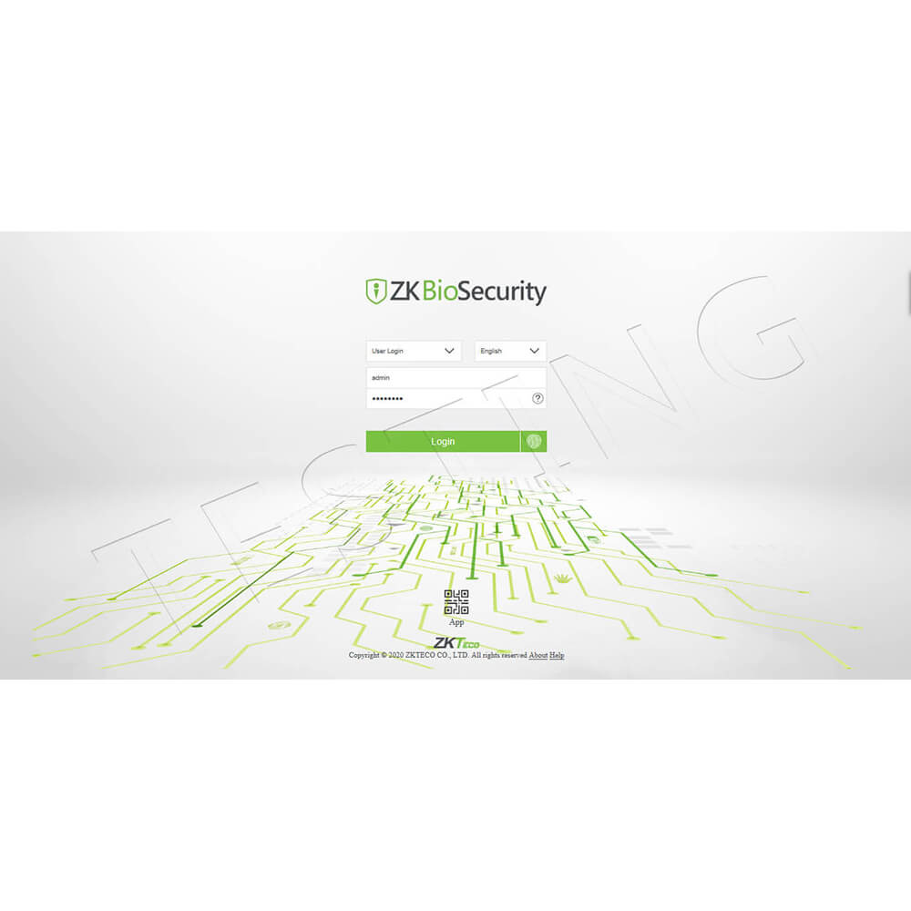 Ліцензія контролю доступу ZKTeco ZKBioSecurity ZKBS-AC-P10