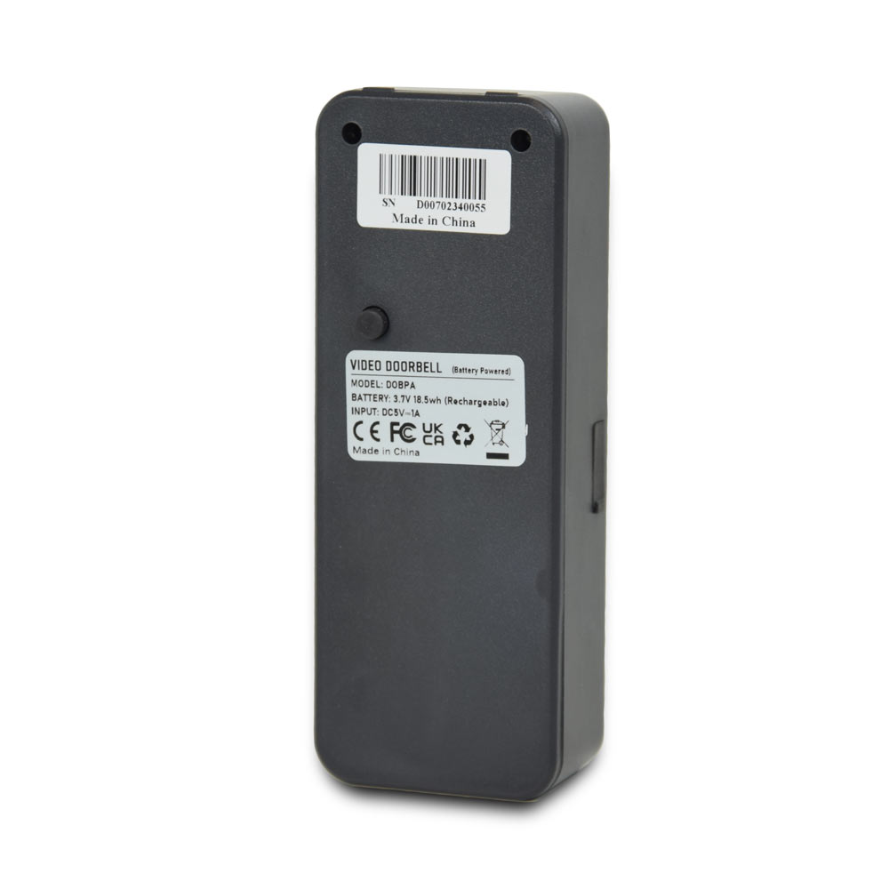 IP-відеодзвінок 2 Мп ZKTeco D0BPA Wi-Fi Door Bell