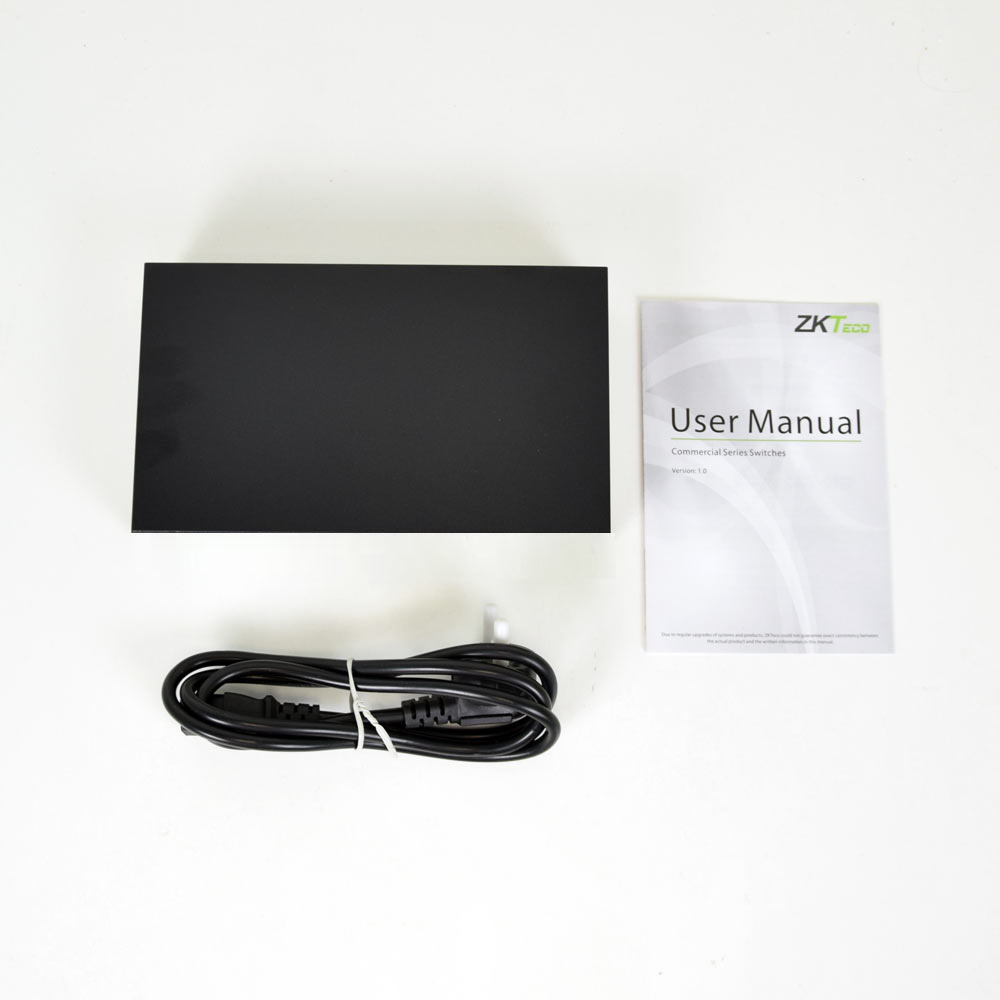 PoE-комутатор ZKTeco ZK-PoE41N-55W з 4 портами PoE