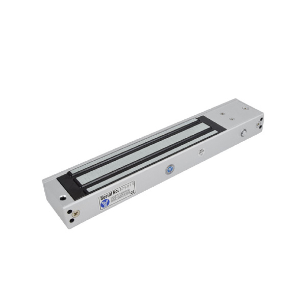 Електромагнітний замок Yli Electronic YM-280N(LED)-DS зі світловою індикацією, датчиком стану замка і дверей для системи контролю доступу