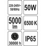 Світлодіодний прожектор SMD LED 50W 50000LM YATO YT-81825
