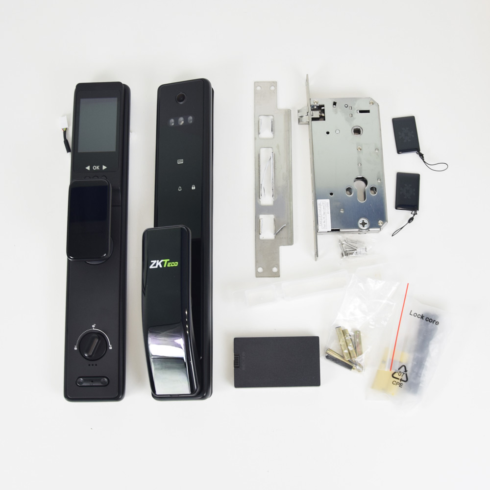 Smart замок ZKTeco HBL400 з Wi-Fi, скануванням обличчя, відбитка пальця, карт Mifare, паролей, робота з мобільним додатком