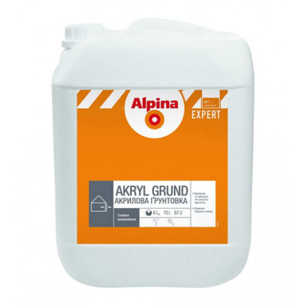 Грунтівка глибокопроникна Alpina, 10 л