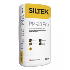 Штукатурка гіпсова універсальна Сілтек (Siltek) PM20 Pro, 25кг