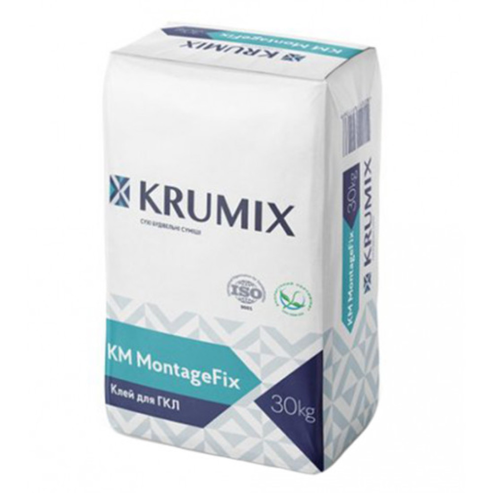 Клей для гіпсокартону Крумікс (Krumix) КМ MontageFix, 30кг