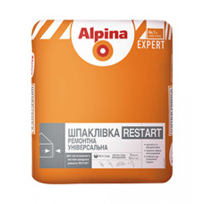Шпаклівка ремонтна універсальна Альпіна (Alpina) Restart, 10кг
