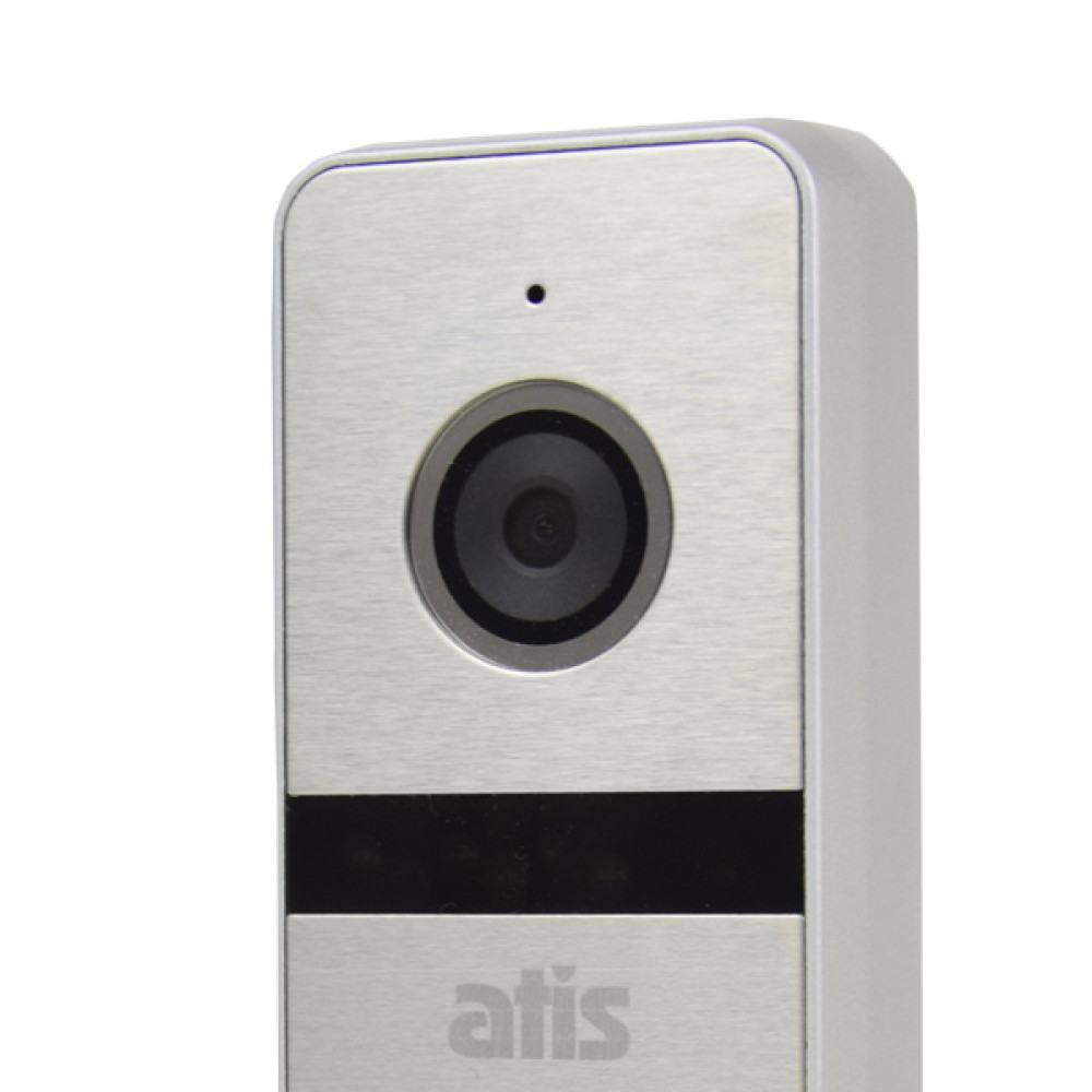 Комплект відеодомофона ATIS AD-1070FHD/T Black з підтримкою Tuya Smart + AT-400FHD Silver