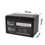 Акумулятор 12В 12 Аг для ДБЖ Full Energy FEP-1212