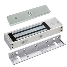 Електромагнітний замок Yli Electronic YM-500 з куточком монтажним Yli Electronic MBK-500L
