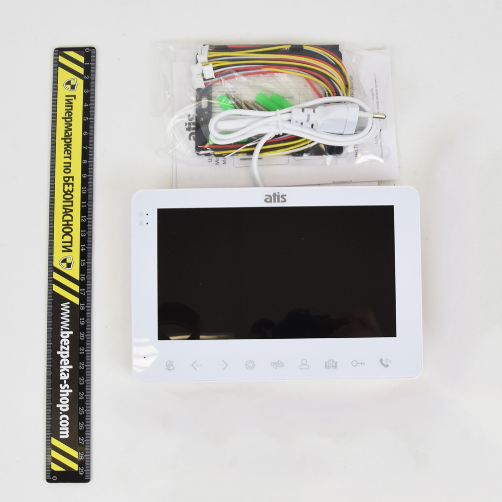 Bідеодомофон 7" ATIS AD-780FHD-White з детектором руху і записом відео