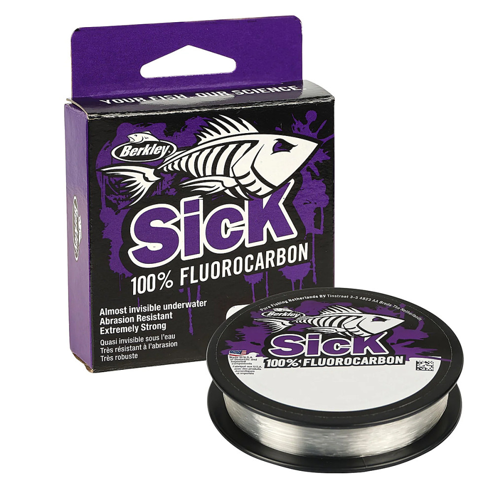 Флюрокарбон Berkley Sick Fluorocarbon Leader 50m 5.9kg 0.28mm #Clear