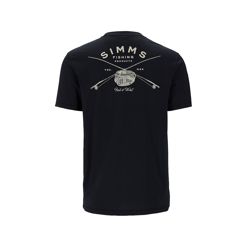 Футболка Simms Classic Tackle T-Shirt Black M