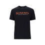 Футболка Simms Logo T-Shirt Jet Black M