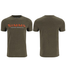 Футболка Simms Logo T-Shirt Loden Heather XXL