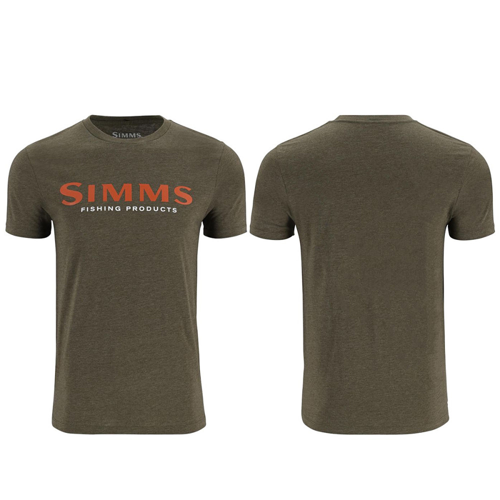 Футболка Simms Logo T-Shirt Loden Heather XXL