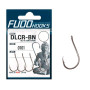 Гачки Fudo Delta Chinu W/Ring Black 8