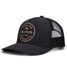Кепка Simms Double Haul Trucker Black Rounder