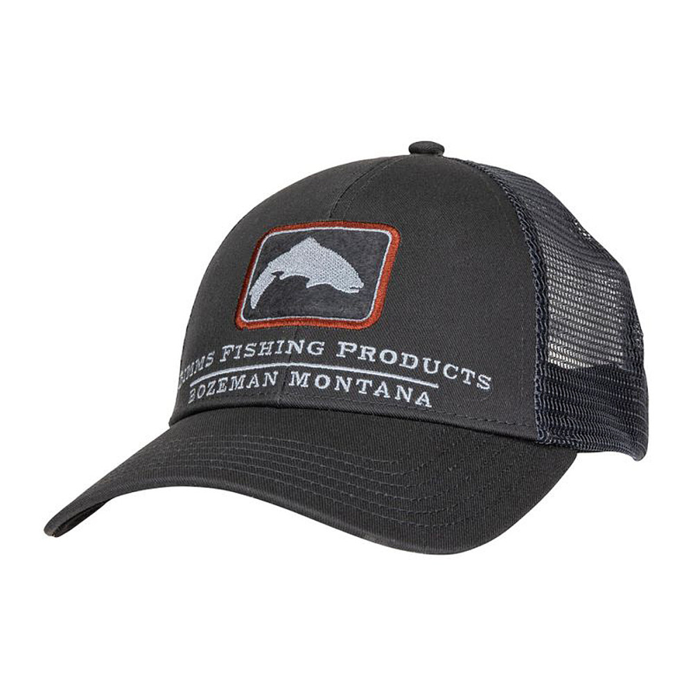 Кепка Simms Trout Icon Trucker  Carbon