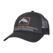 Кепка Simms Trout Icon Trucker  Carbon