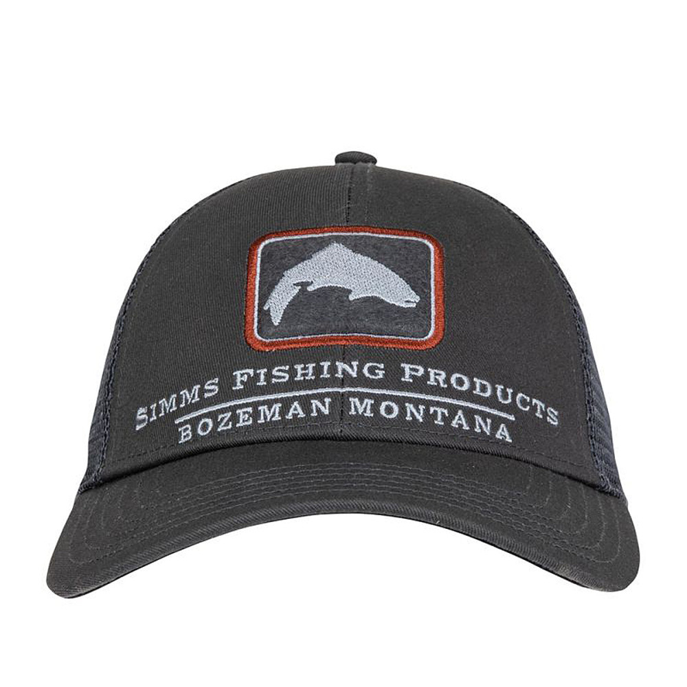 Кепка Simms Trout Icon Trucker  Carbon