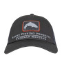 Кепка Simms Trout Icon Trucker  Carbon