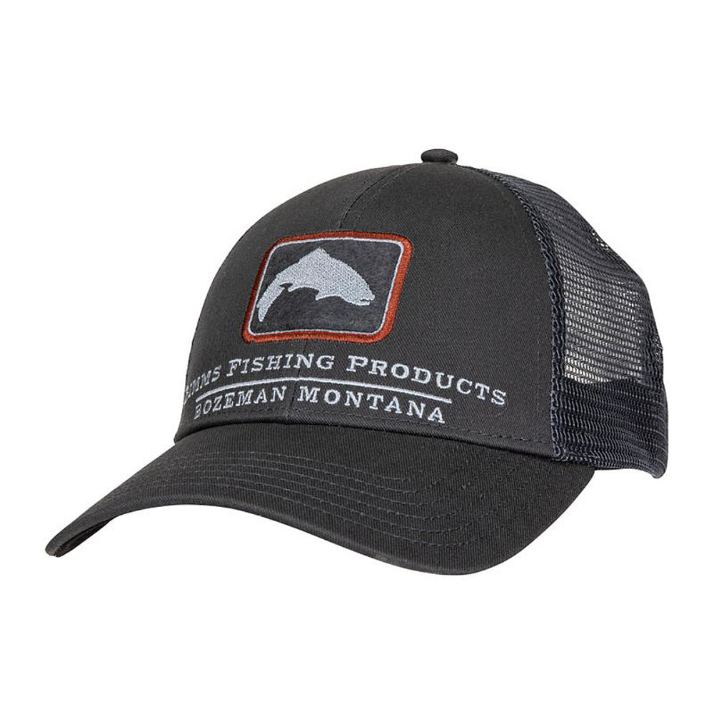 Кепка Simms Trout Icon Trucker  Carbon