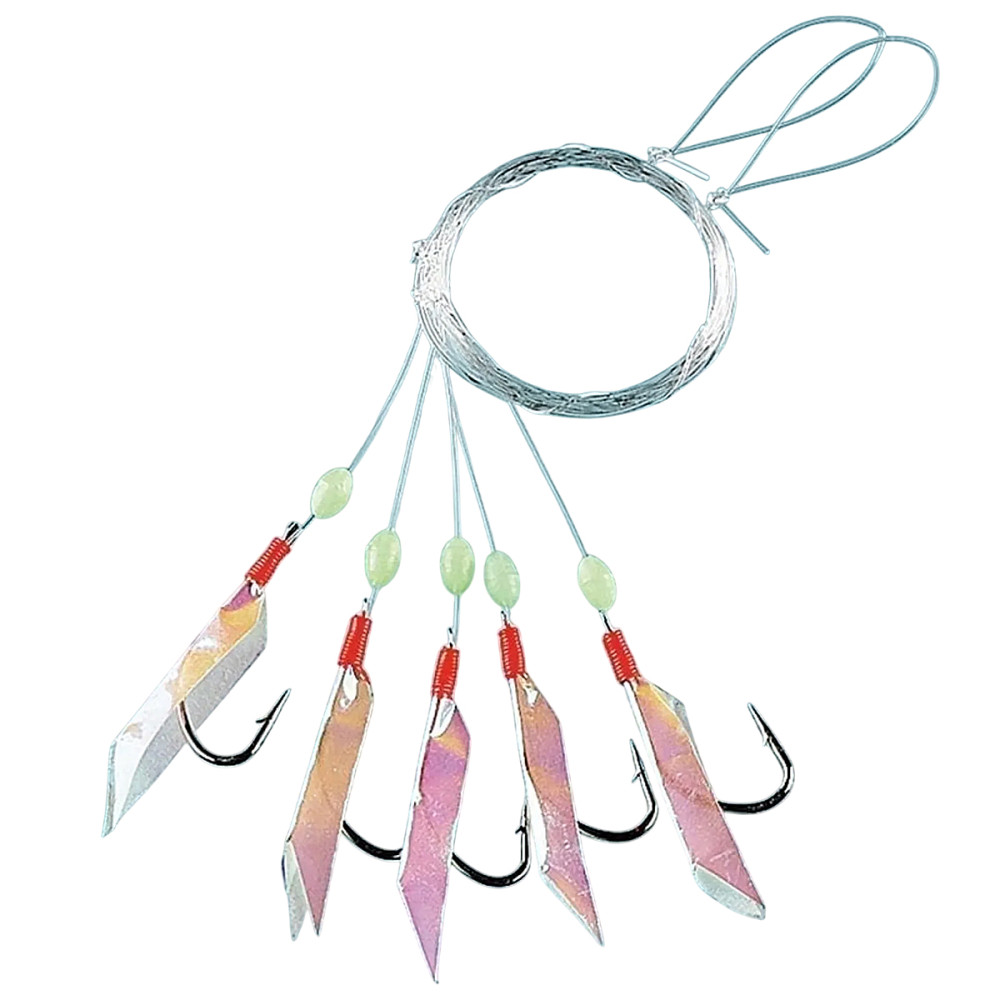 Морський монтаж Fladen Mackerelrig with luminous tape & beads