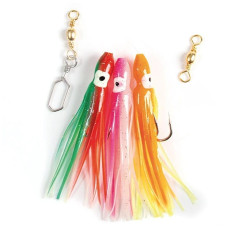 Морський монтаж Fladen Octopus multicolour 5/0 3-hooks