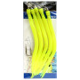Морський монтаж Fladen Rubber Mac 5pcs size 6/0 Yellow