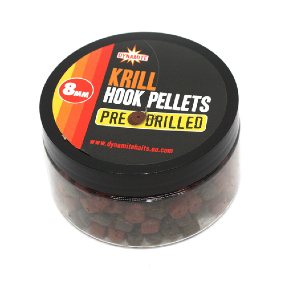 Пелетс Dynamite Baits Pre-Drilled Krill Hook Pellets 8mm 150g
