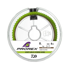 Повідковий матеріал Daiwa Prorex Hybrid Knotable Wire Brown 6m 4.4kg 0.275mm