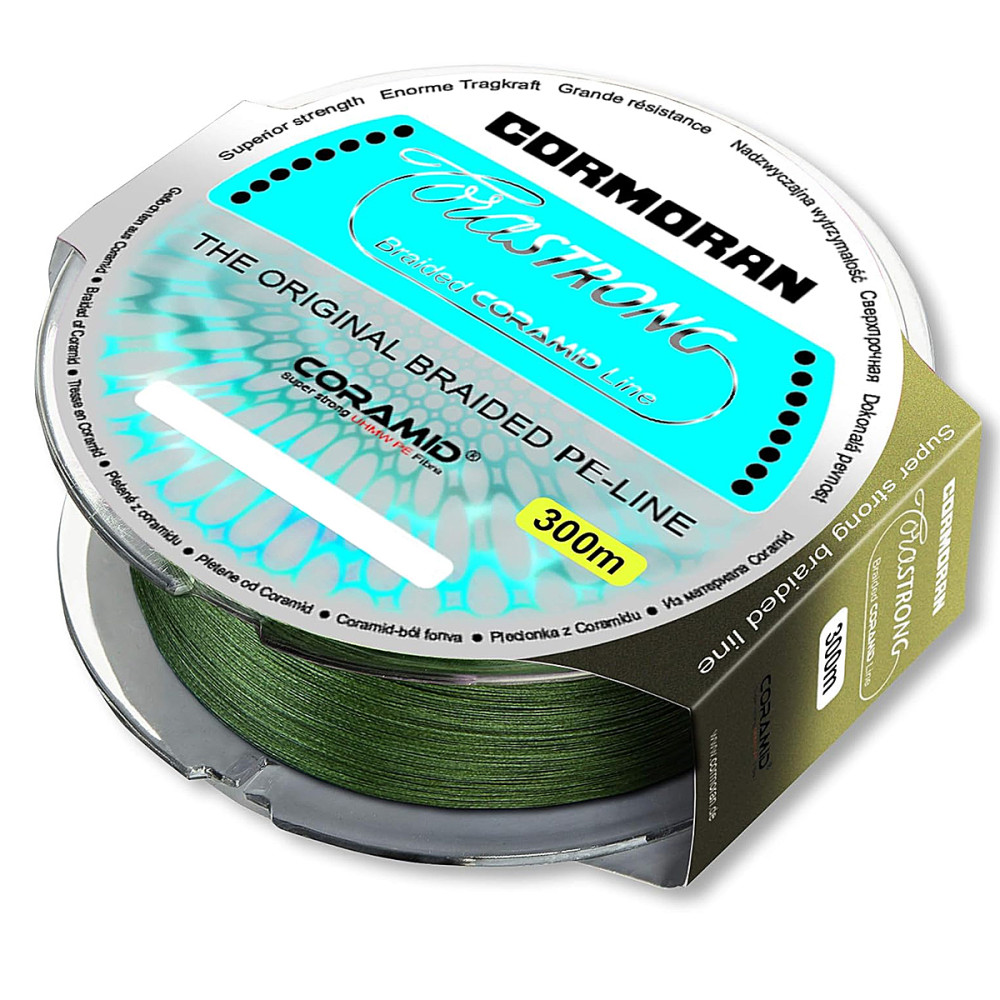 Шнур Cormoran Corastrong Green 300m 6.4kg 0.12mm