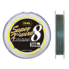 Шнур Duel Super X-Wire 8 300m 5Color Yelloiw Marking 27kg 0.34mm #4.0